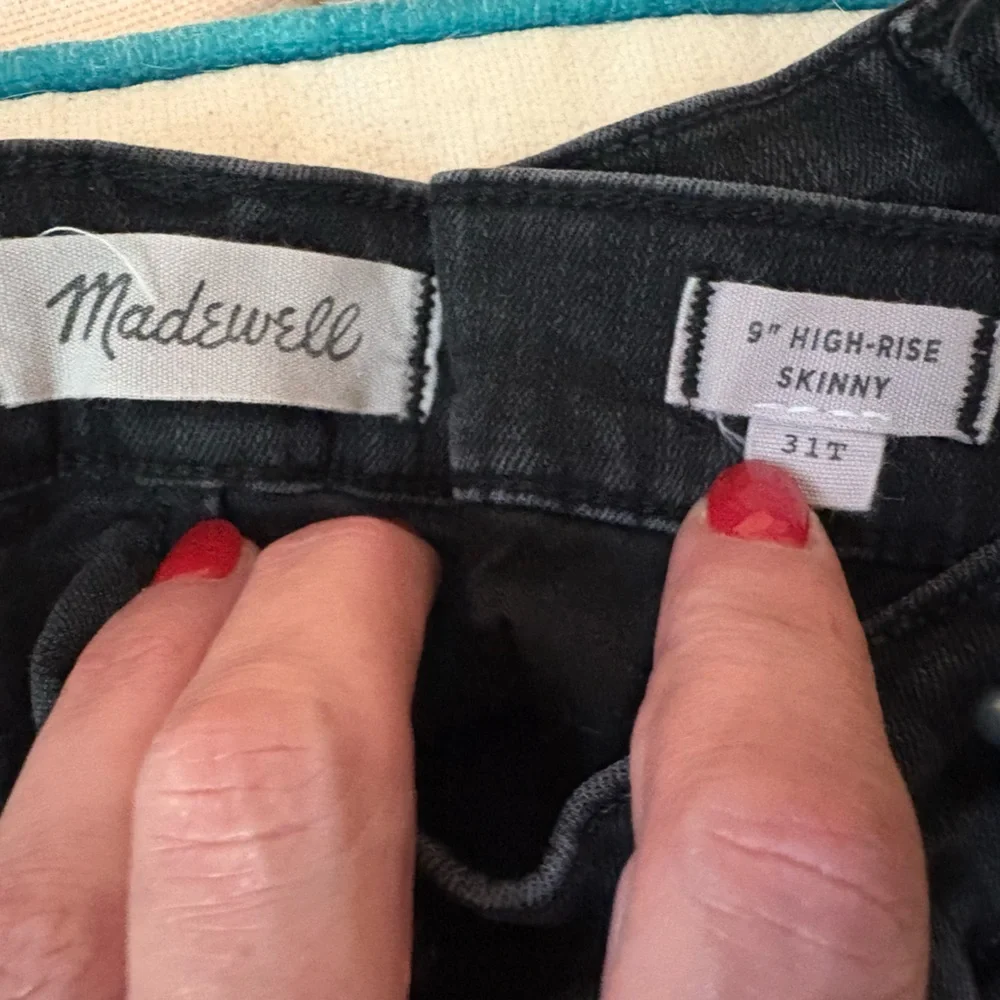 Madewell Women's Black Skinny Jeans